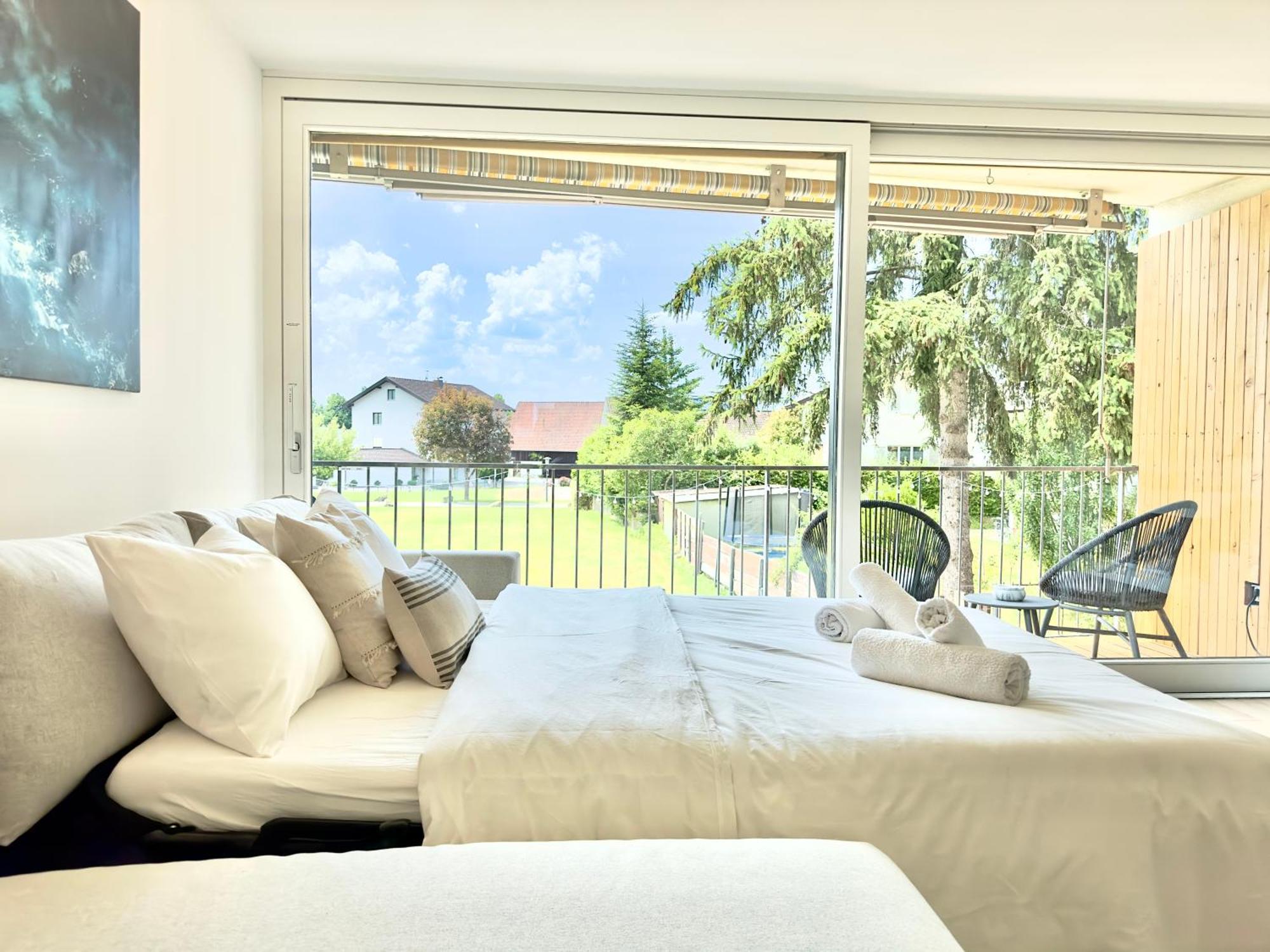 Flair Apartments Vorarlberg - Stilvolles Wohnen Nahe Bodensee & Alpen - Kueche, Balkon & Gratis Parkplatz Bregenzi járás Kültér fotó