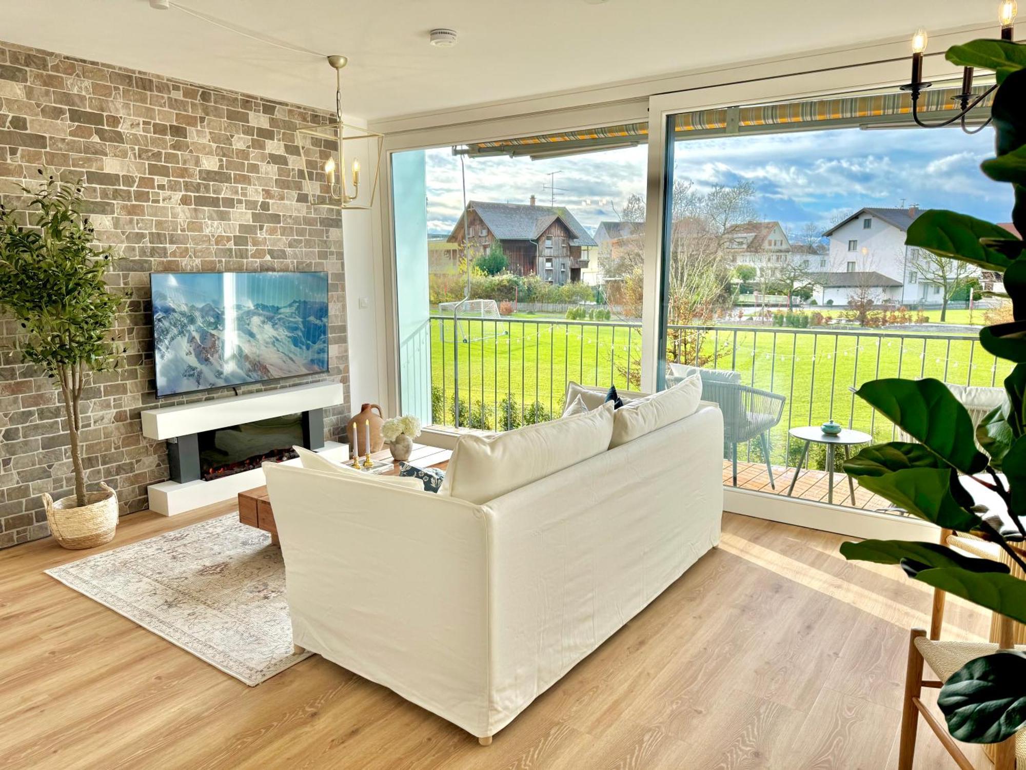 Flair Apartments Vorarlberg - Stilvolles Wohnen Nahe Bodensee & Alpen - Kueche, Balkon & Gratis Parkplatz Bregenzi járás Kültér fotó